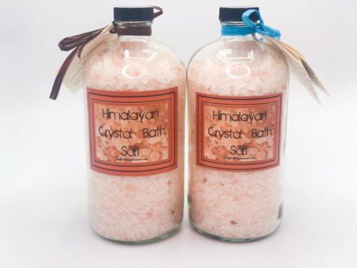 Himalayan Bath Salt Glass Bottle